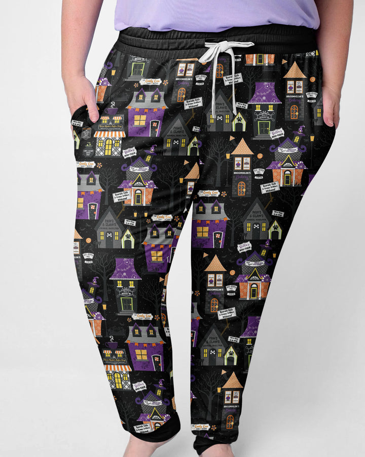 Halloween Hometown Bamboo Women Pajama Set