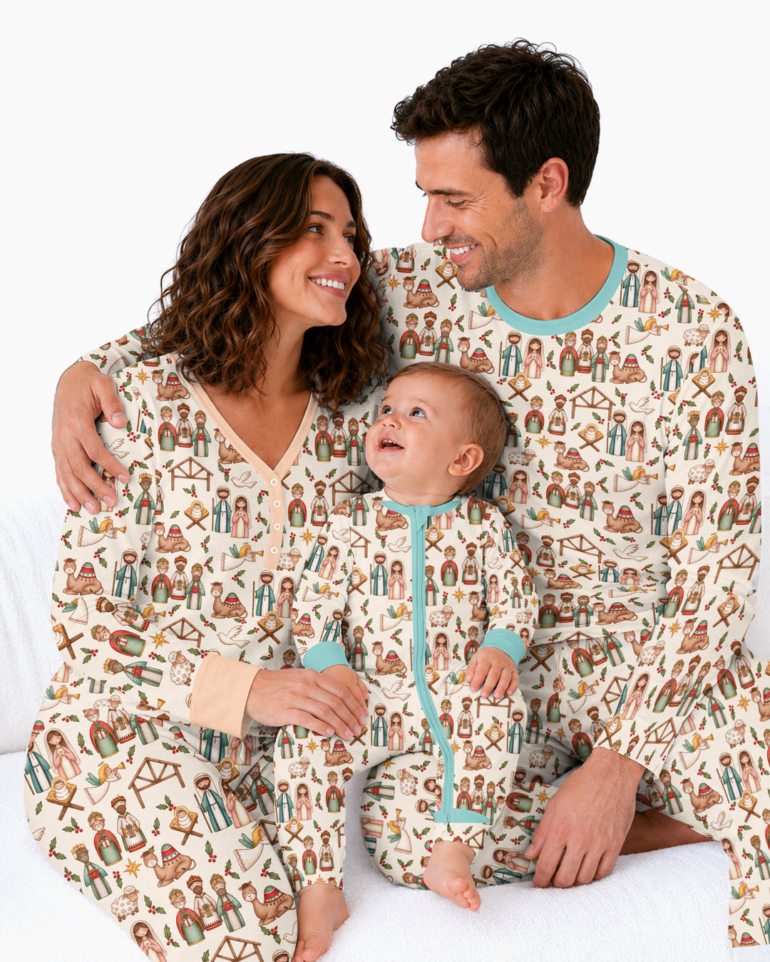 Holy Night Nativity Bamboo Women Pajama Set