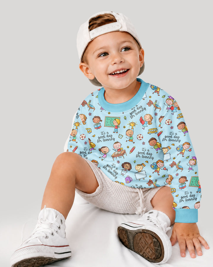 Little Learners Adventure Bamboo Crewneck Sweatshirt