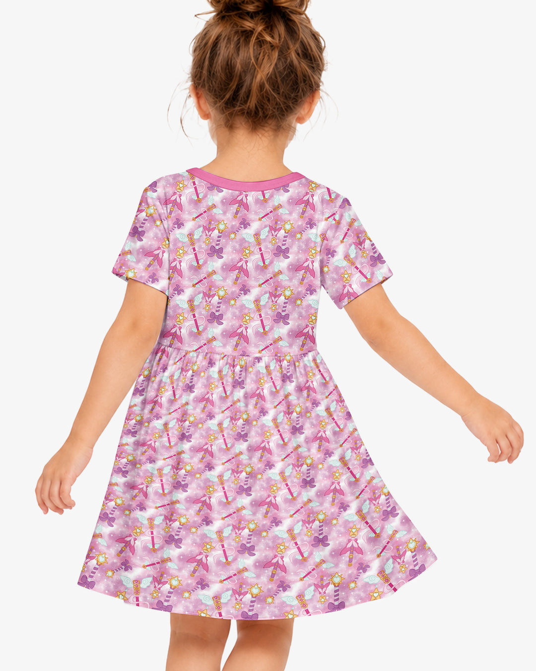 Kawaii Magical Girl Wand Bamboo Twirl Dress