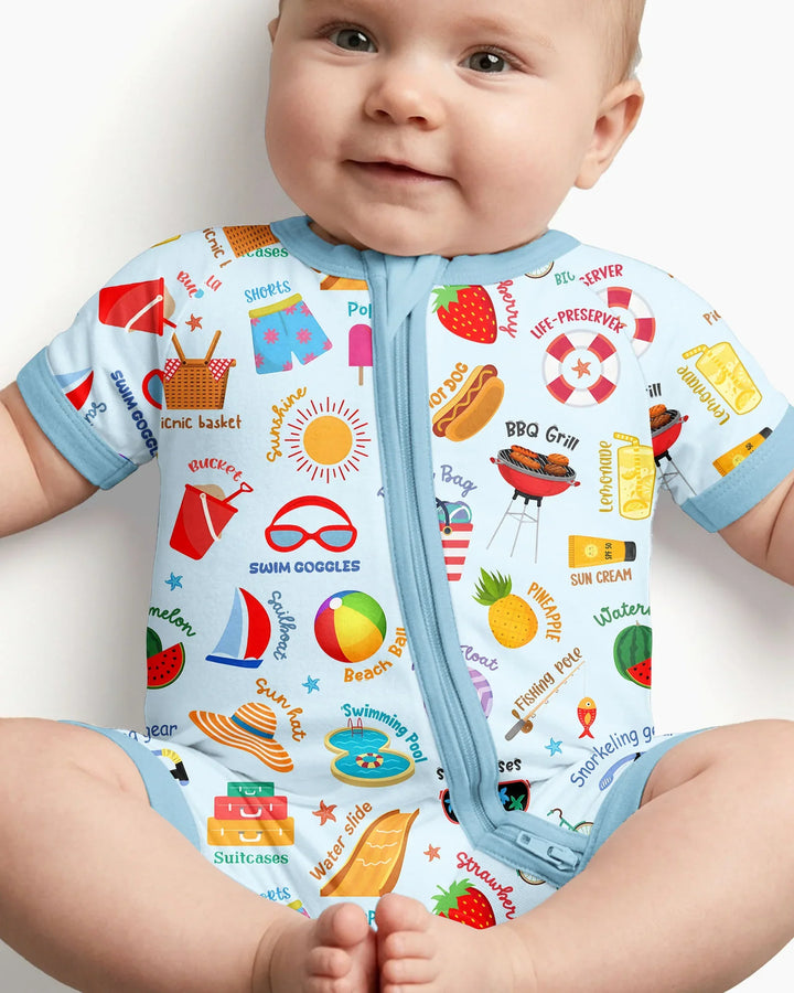 Love Summer Bamboo Shorty Zippy