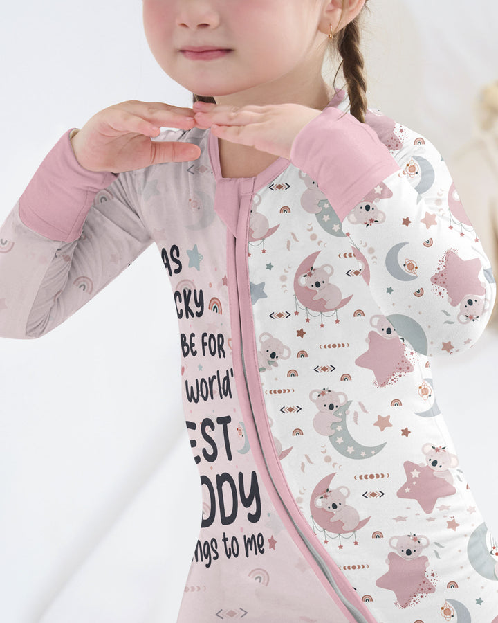 The World's Best Daddy Belongs To Me Bamboo Convertible Zippy