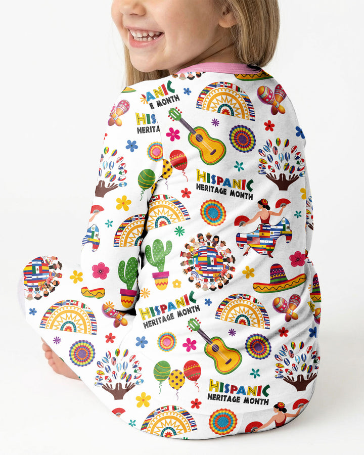 Template Bamboo Two Piece Long Sleeve Pyjamas Set