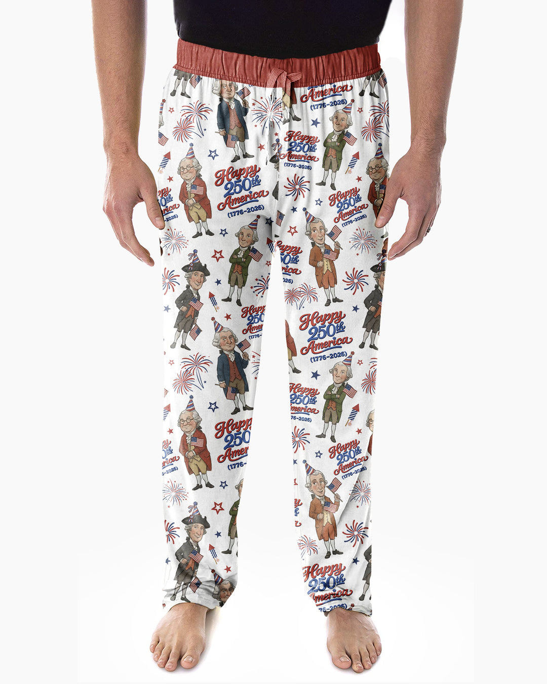Party Like It's 1776 Family Matching Bamboo Men's Pajama Set