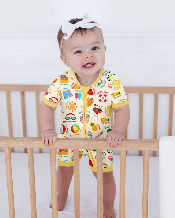 Love Summer Bamboo Shorty Zippy