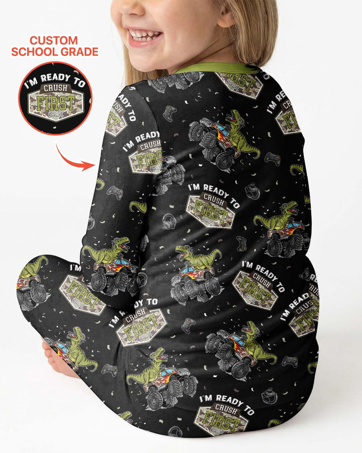 I'm Ready to Crush Bamboo Two Piece Long Sleeve Pajama Set