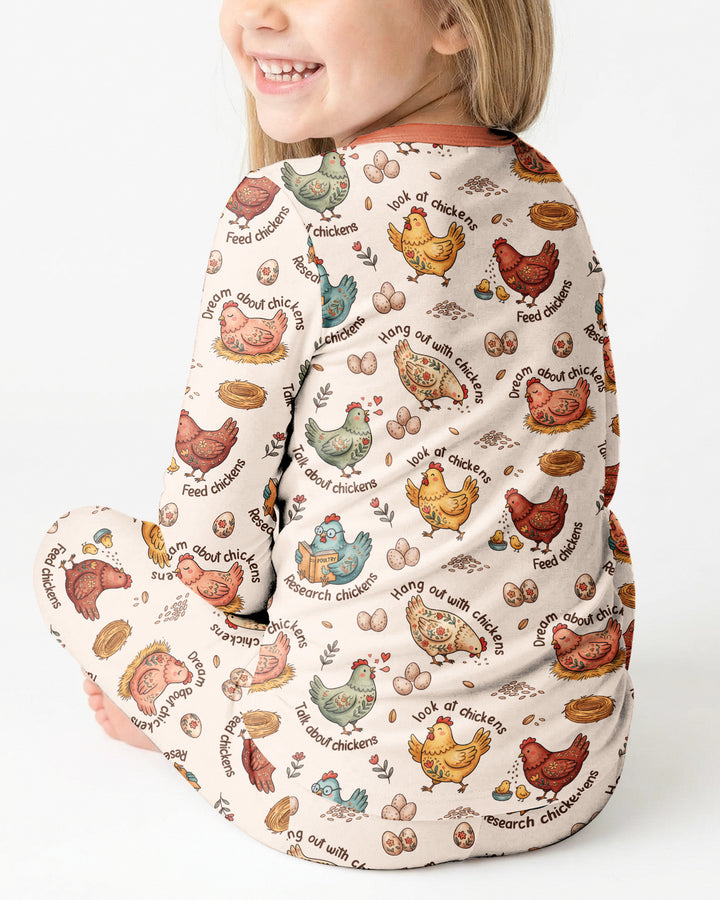 Template Bamboo Two Piece Long Sleeve Pyjamas Set