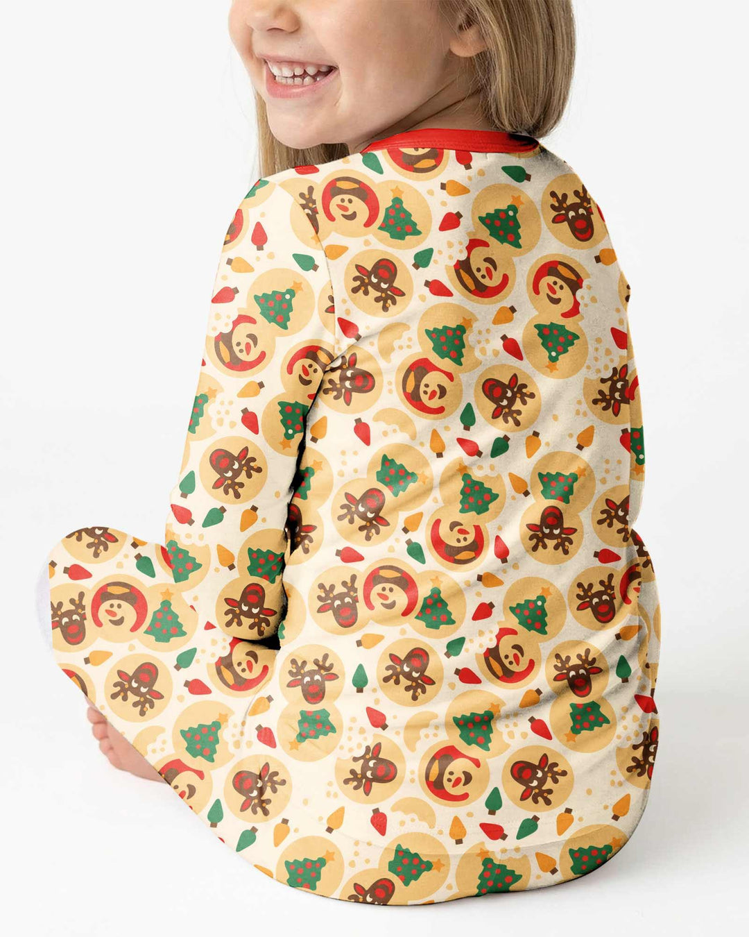 Christmas Sugar Cookie  Bamboo Two Piece Long Sleeve Pajama Set