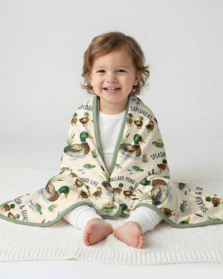 Little Mallard Bamboo Blanket