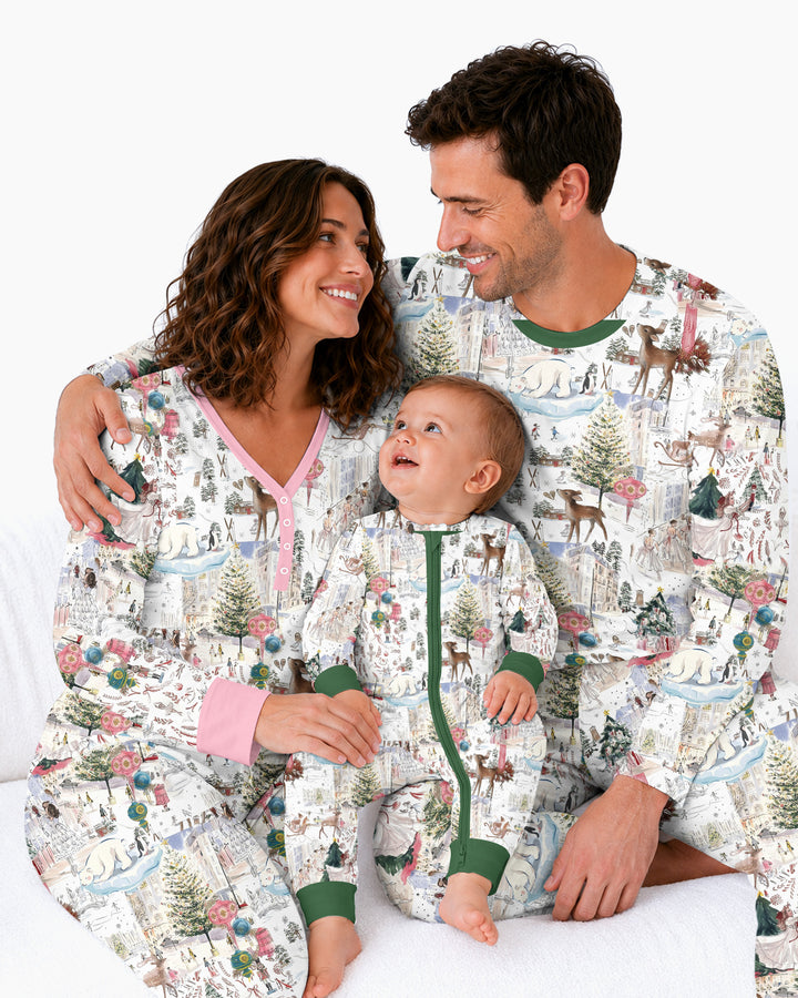 Enchanted Winter Wonderland Bamboo Women Pajama Set