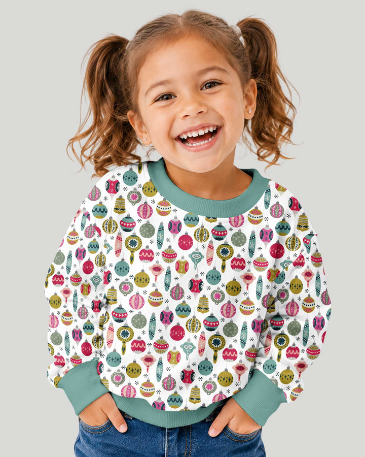 Tiny Christmas Ornaments Bamboo Crewneck Sweatshirt