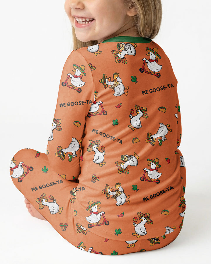 Me-Goose-Ta Bamboo Two Piece Long Sleeve Pajama Set