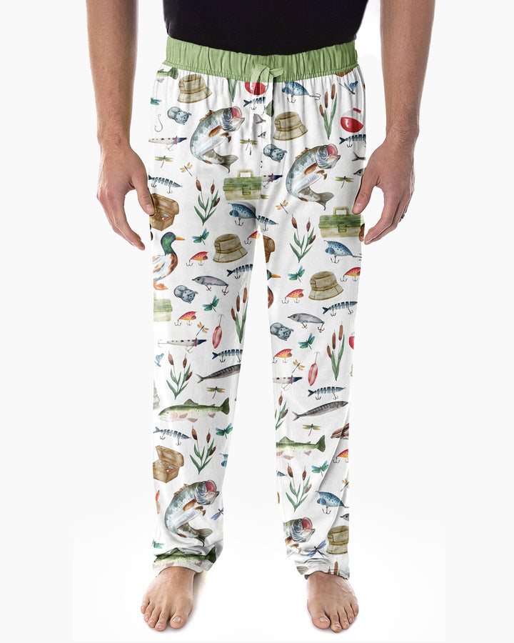 Daddy's Fishing Buddy Daddy& Me Matching Bamboo Men's Pajama Set