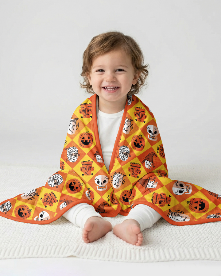 Monster Mix Bamboo Blanket