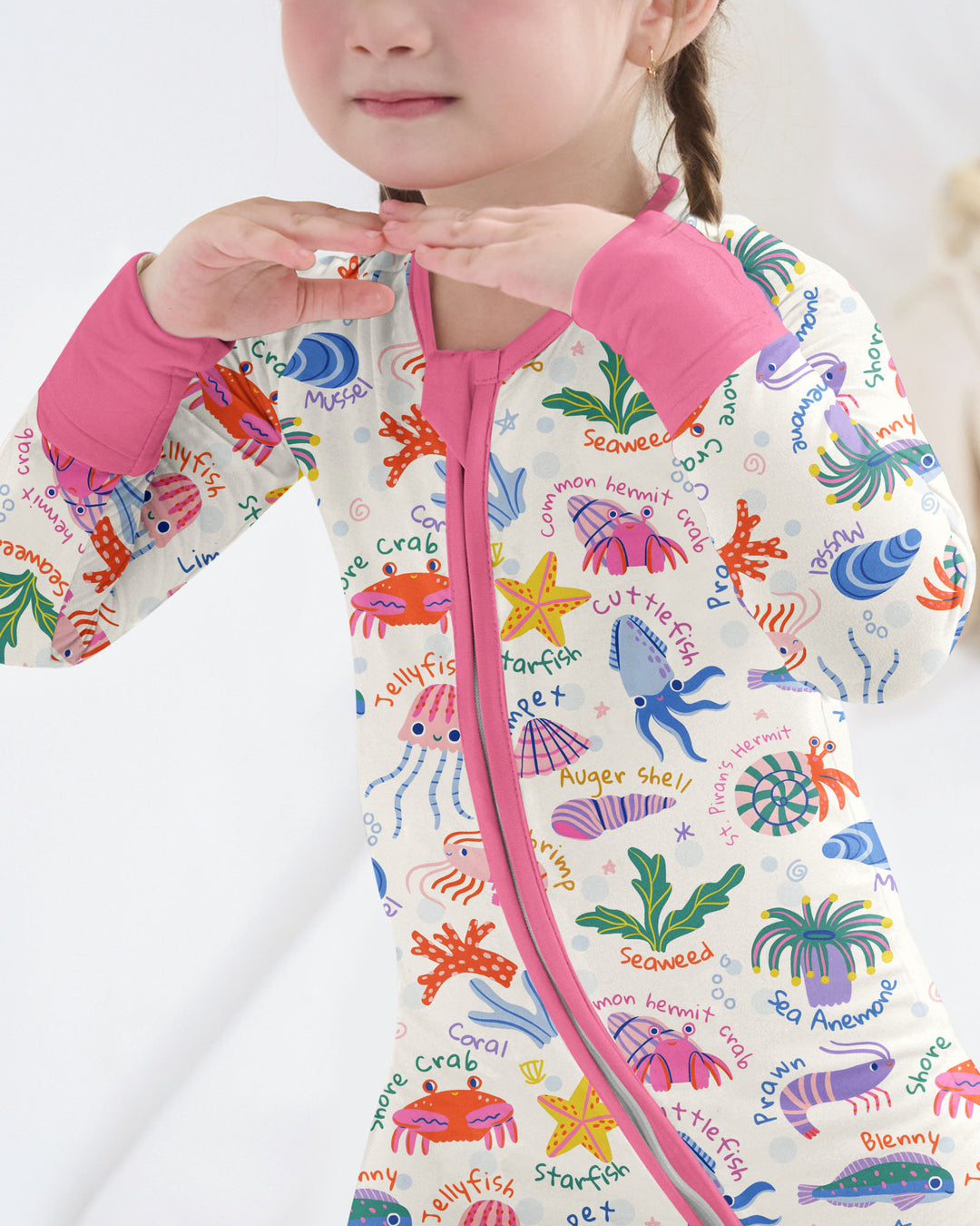 Tide Pool Pals Bamboo Convertible Zippy