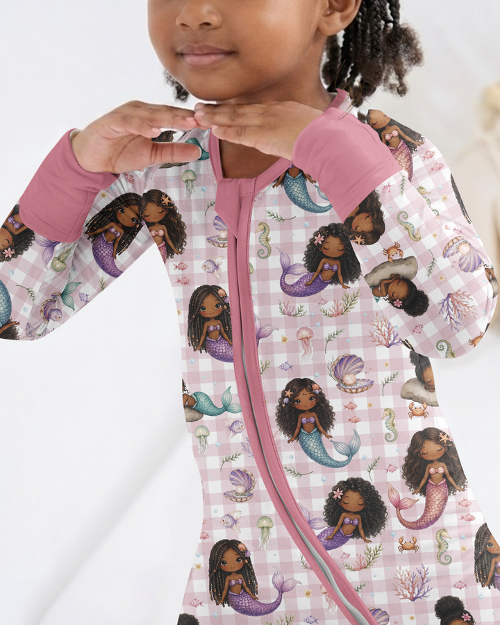 Black Mermaid Bamboo Convertible Zippy