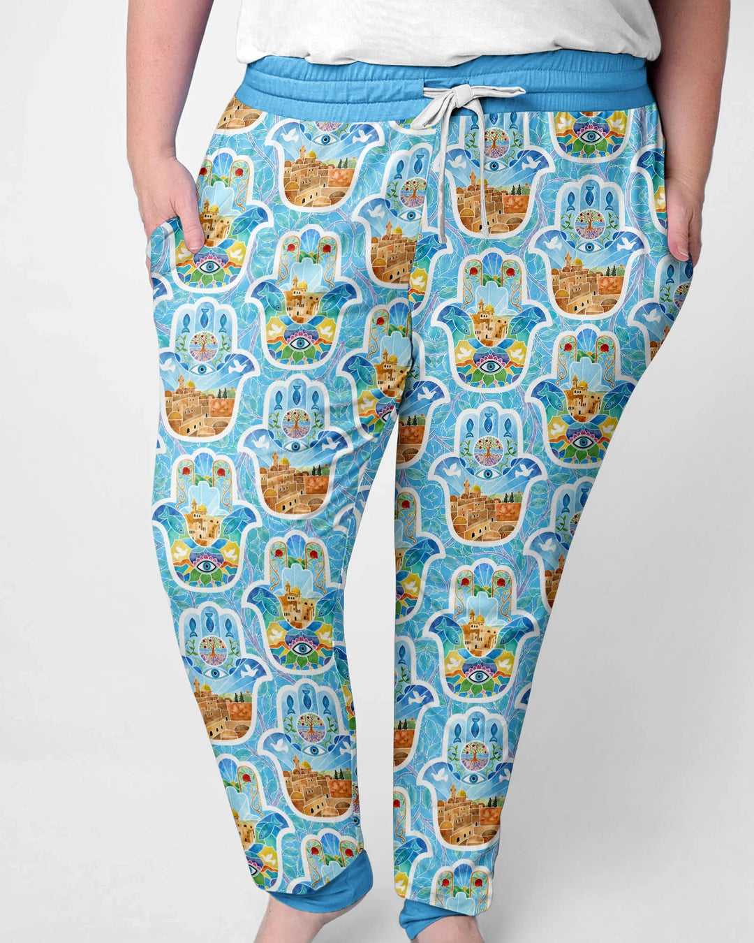 Hamsa Hand Bamboo Women Pajama Set