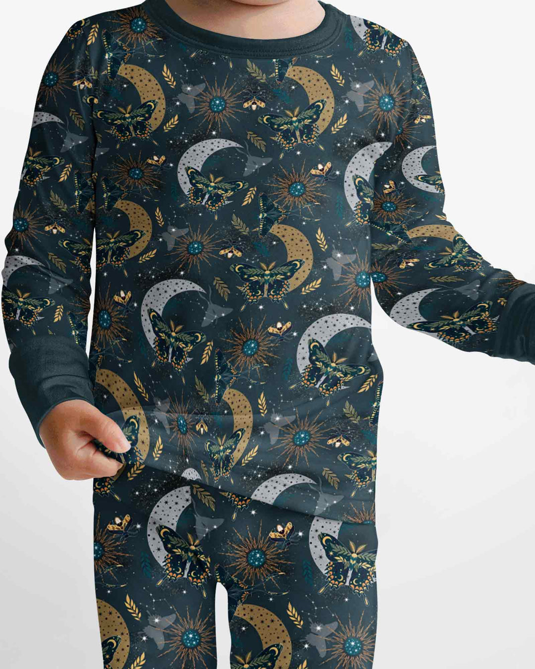 Template Bamboo Two Piece Long Sleeve Pyjamas Set