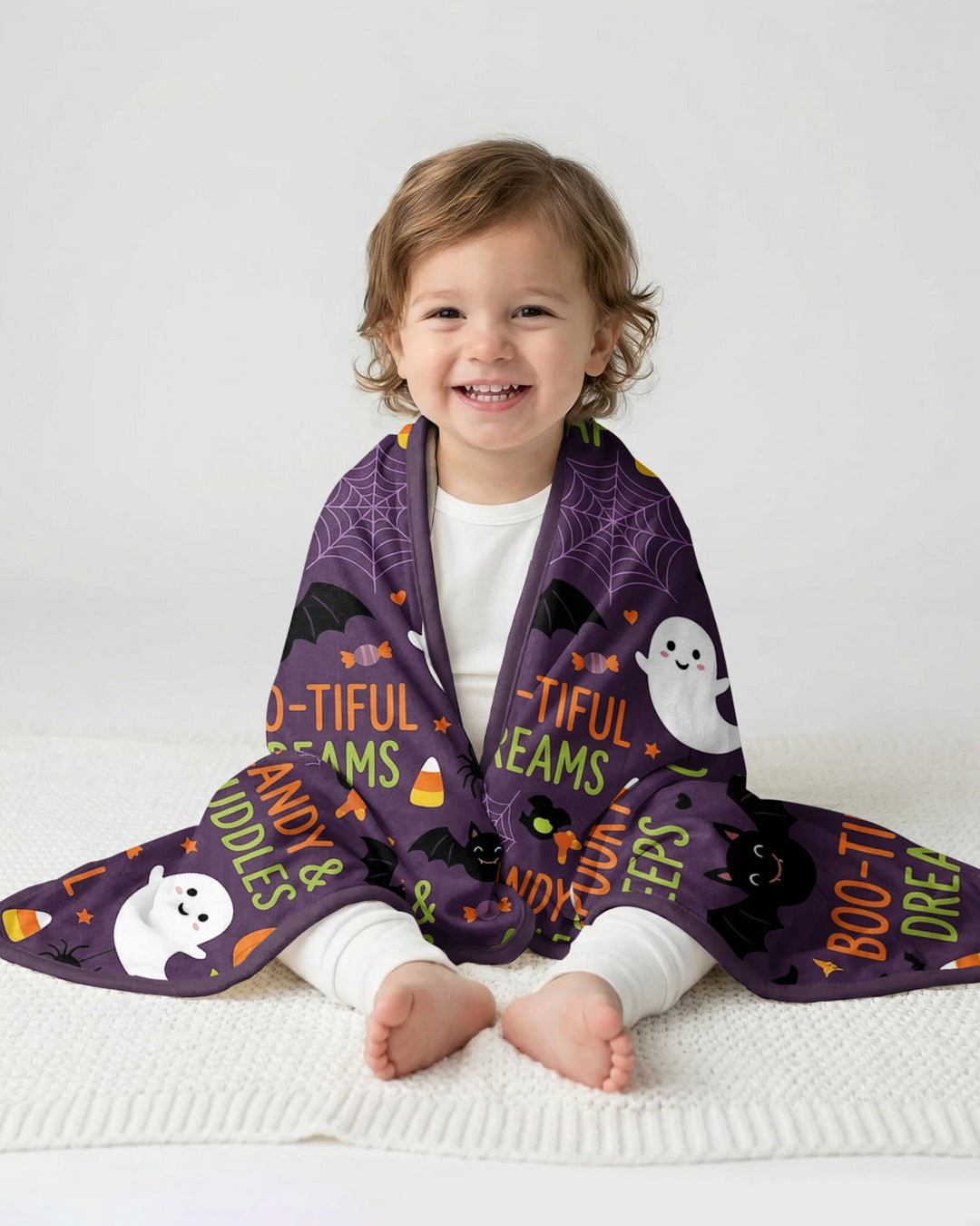 Midnight Boo Magic Bamboo Blanket