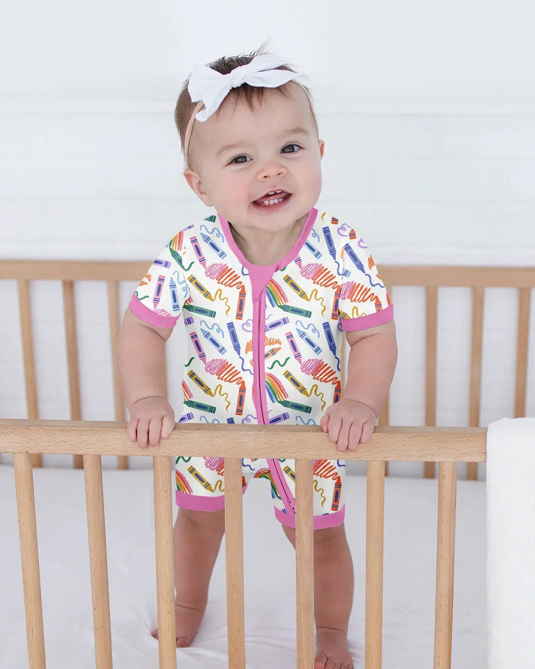 Crayon Chaos Bamboo Shorty Zippy