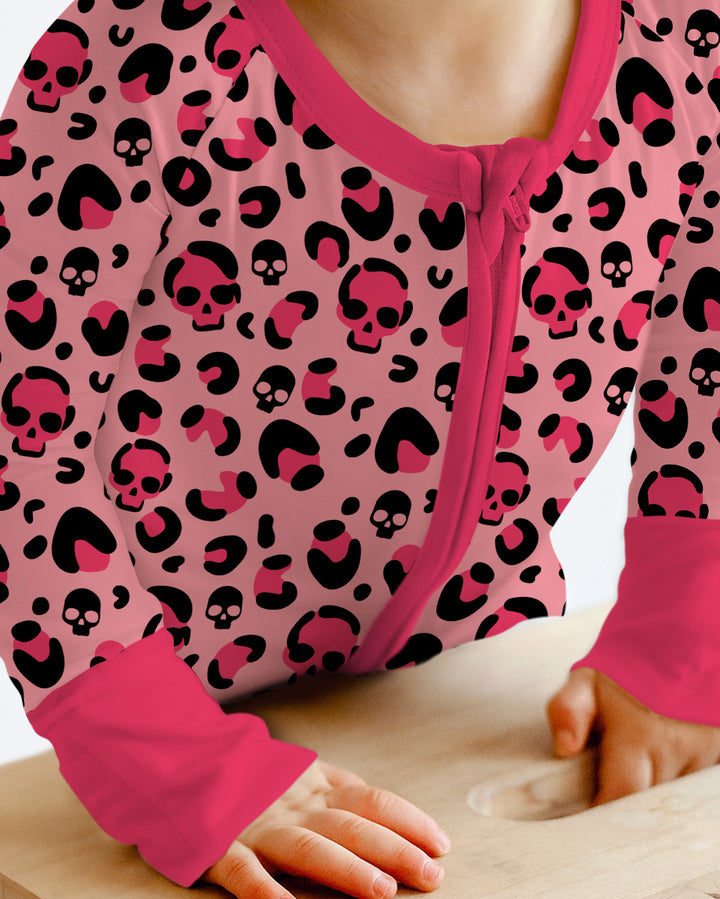 Leopard Skull Bamboo Convertible Zippy