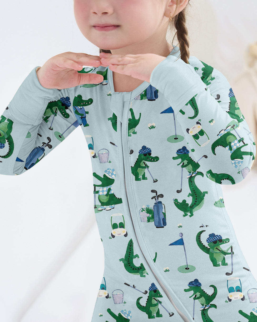 Golfing Gators Bamboo Convertible Zippy