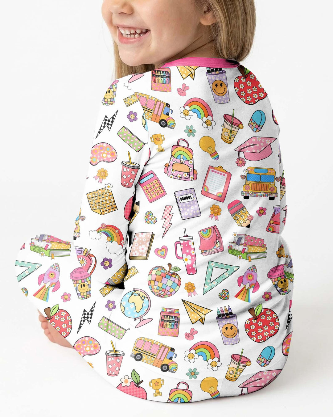 Template Bamboo Two Piece Long Sleeve Pyjamas Set
