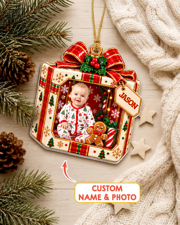 Wrapped With Love Acrylic Ornament