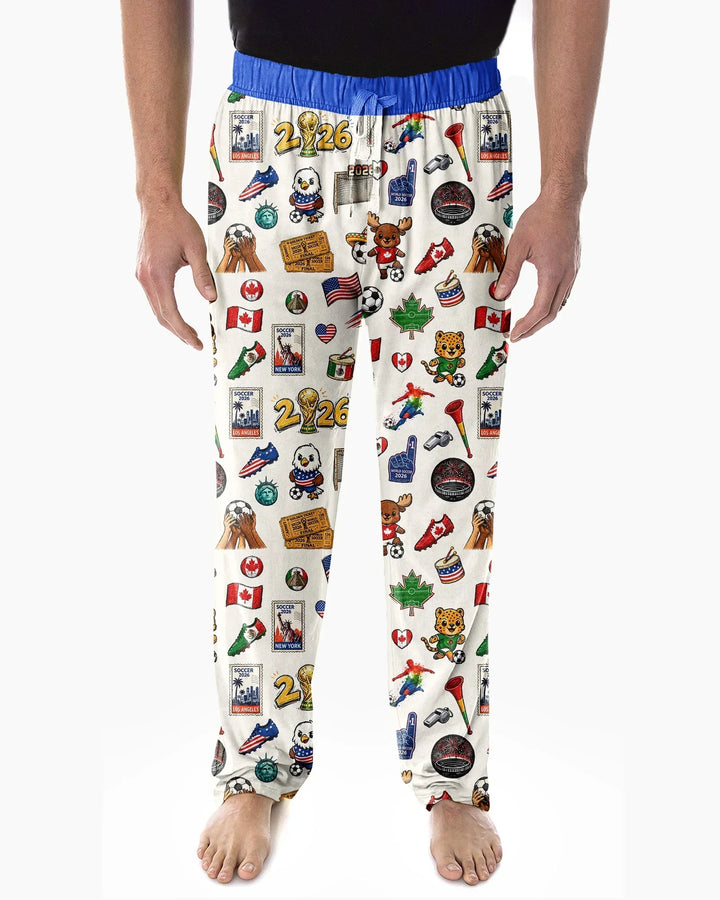 Soccer Cup 2026 Family Matching Bamboo Men's Pajama Set