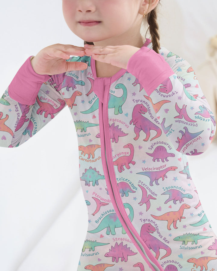 Pastel Dino Bamboo Convertible Zippy