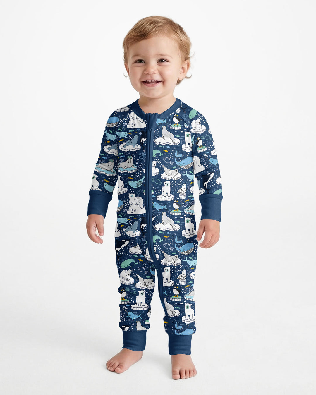 Animal Icebergs Bamboo Convertible Zippy