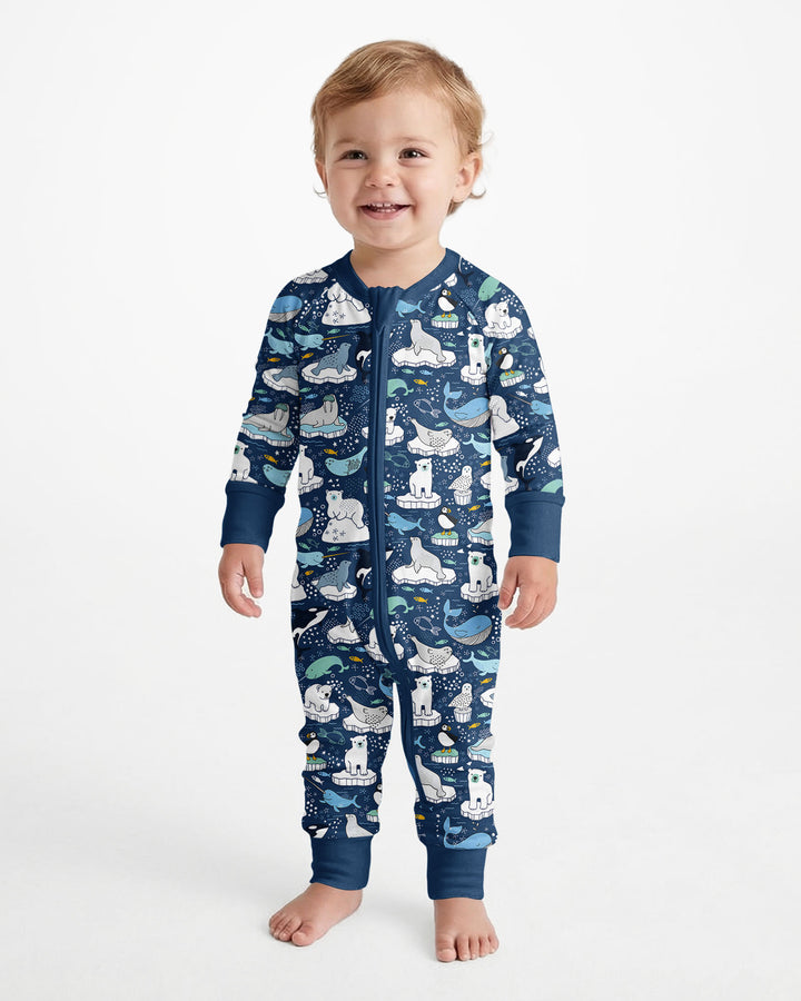 Animal Icebergs Bamboo Convertible Zippy