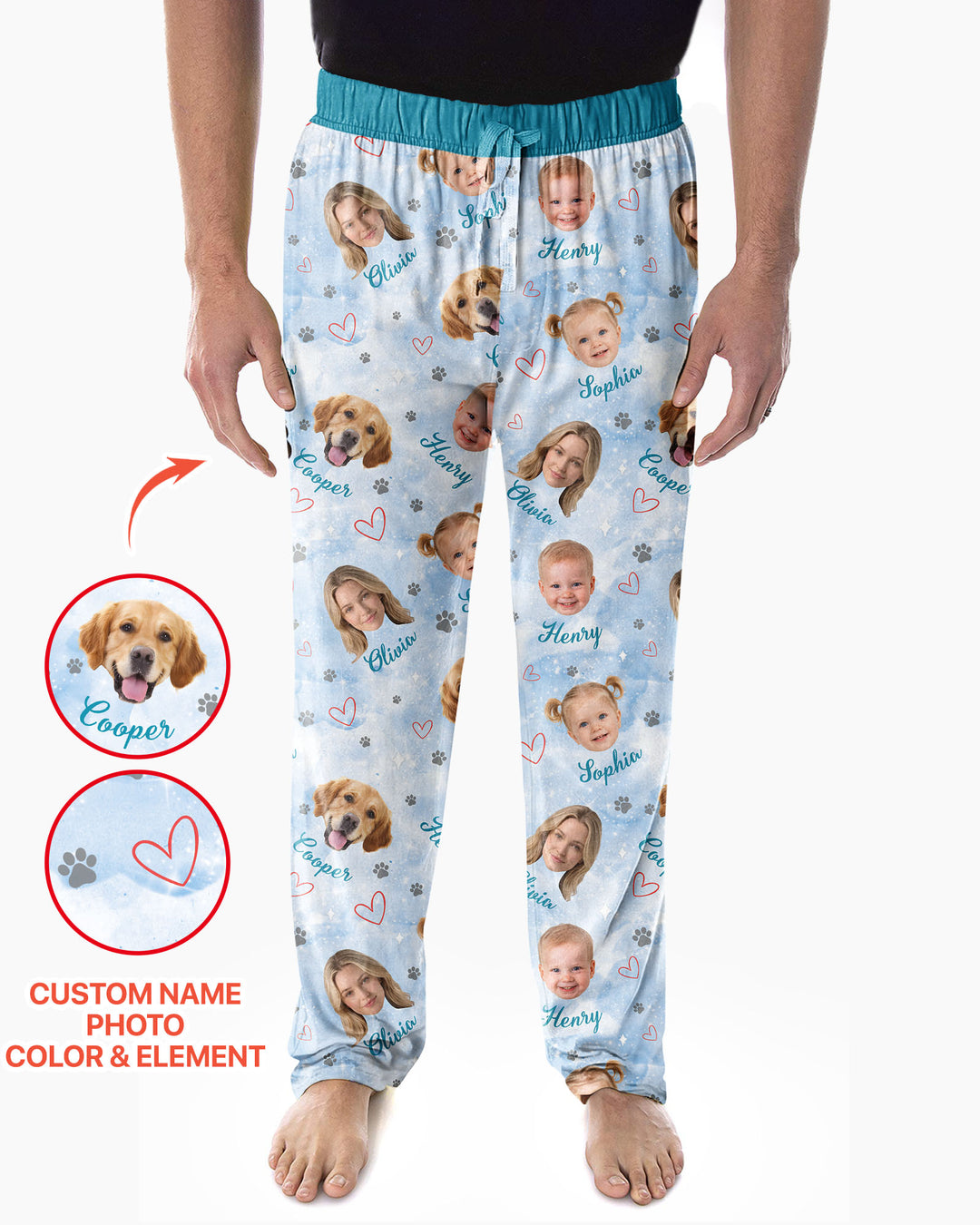 Personalized Family Matching Bamboo Men's Pajama Set