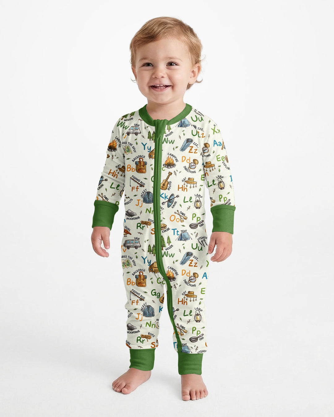 Adventure Alphabet ABCs Summer Camp Bamboo Convertible Zippy