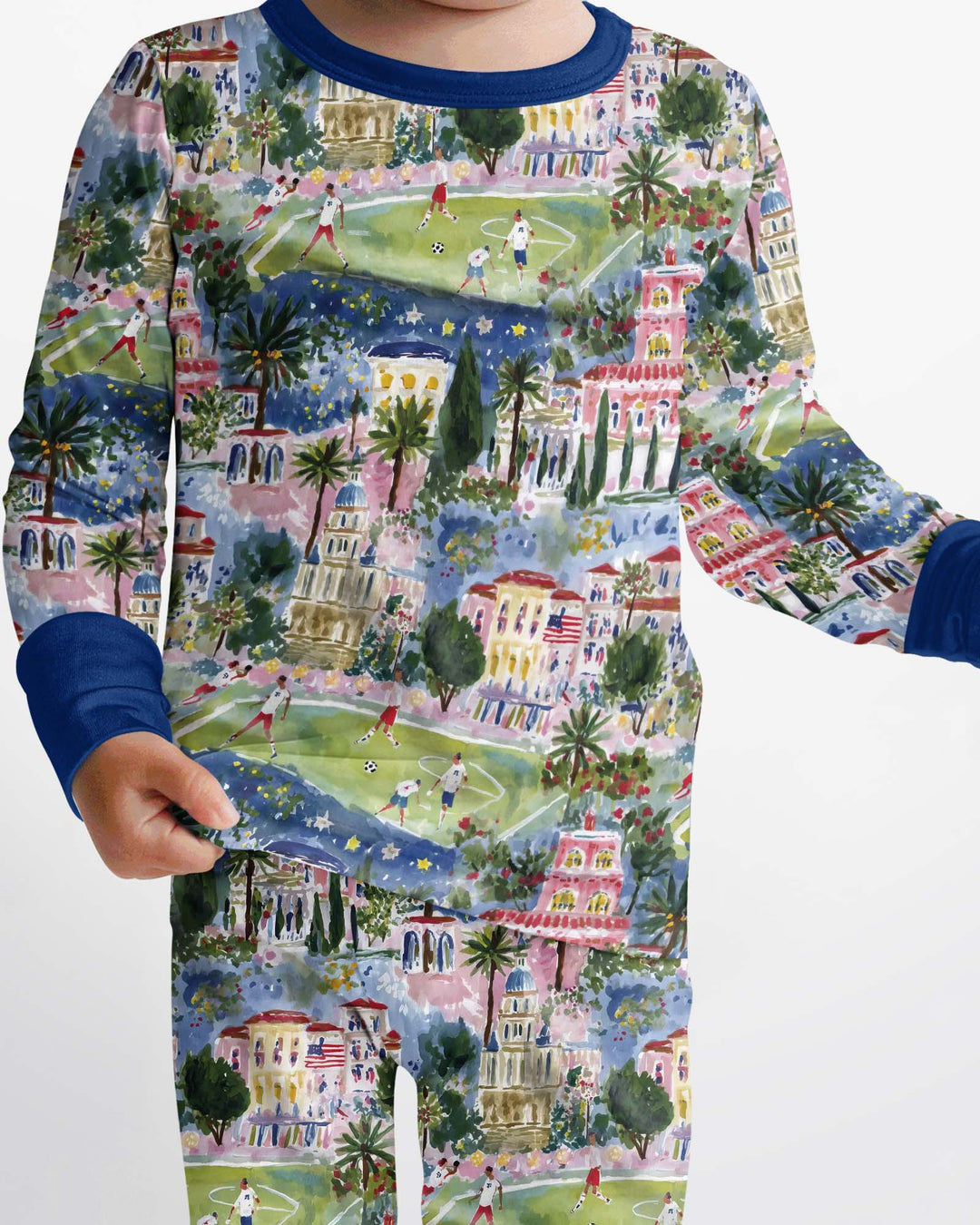 Soccer Tour 2026 Bamboo Two Piece Long Sleeve Pajama Set