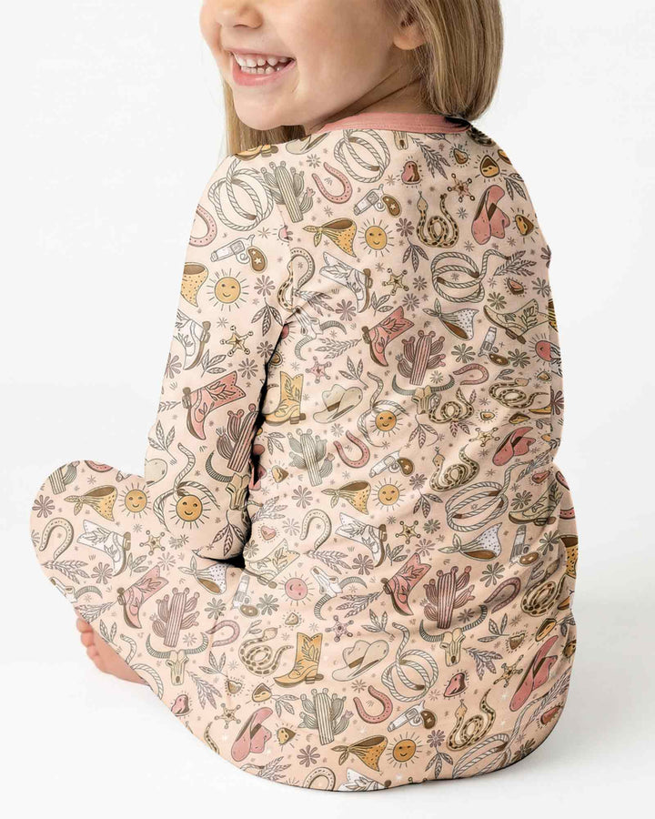 Template Bamboo Two Piece Long Sleeve Pyjamas Set
