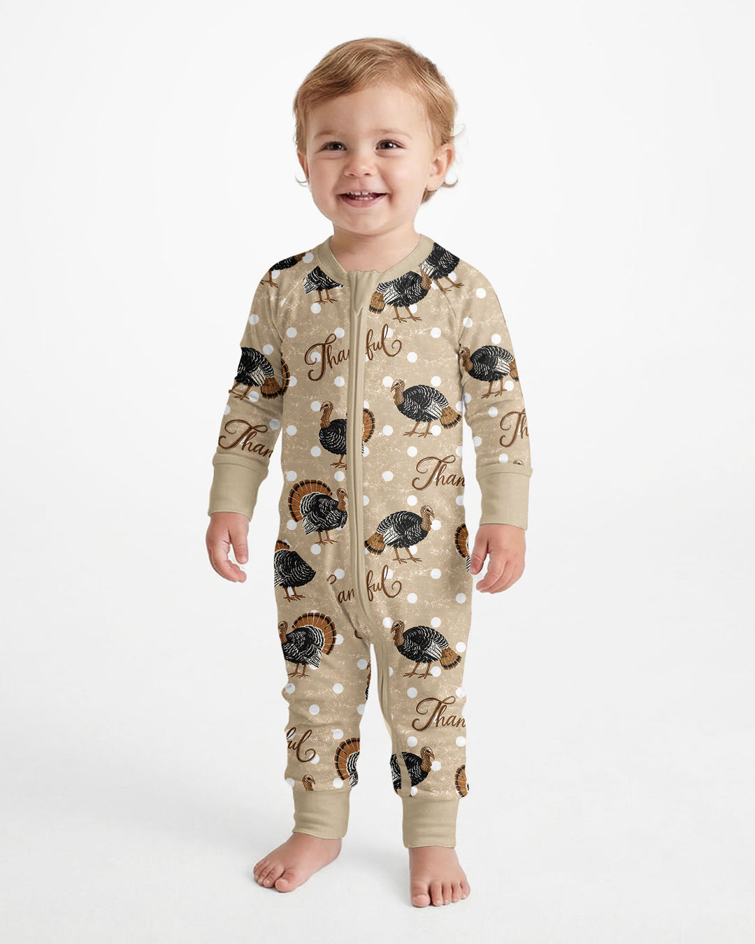 Turkey Thankful Bamboo Convertible Zippy