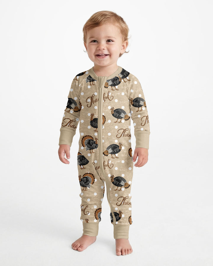 Turkey Thankful Bamboo Convertible Zippy