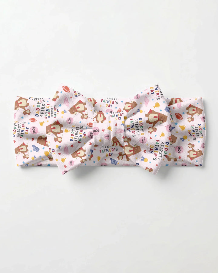 First Father's Day Daddy Bear Family Matching Headband