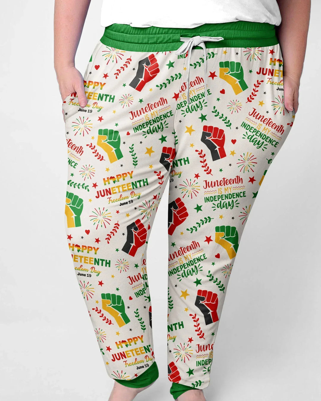 Happy Juneteenth Freedom Day Bamboo Women Pajama Set