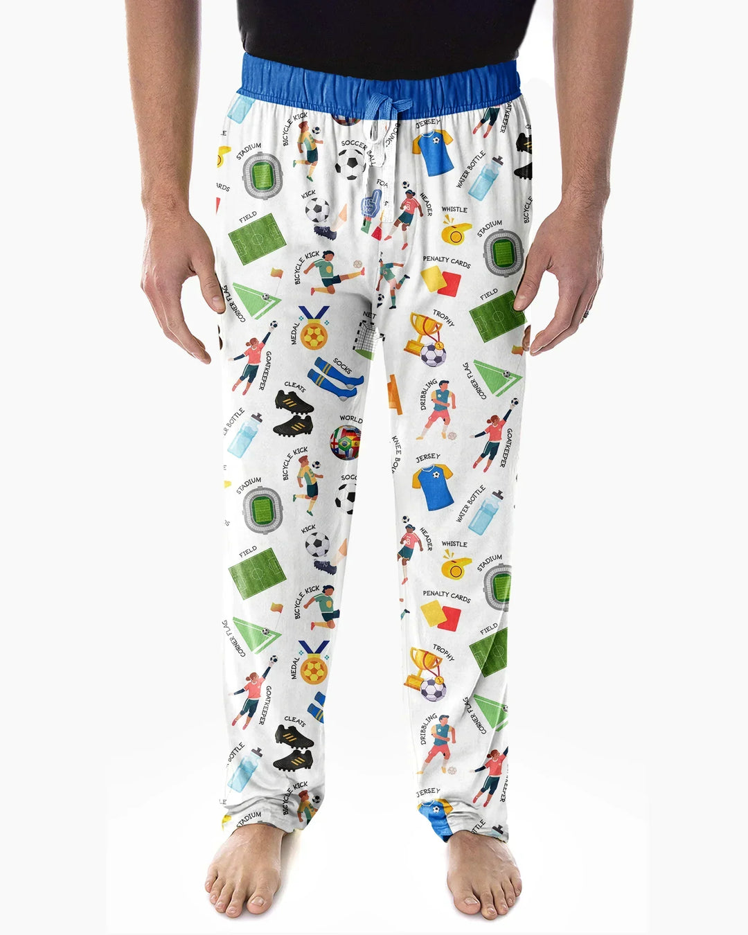 Soccer Fever All About The Game Bamboo Men's Pajama Set