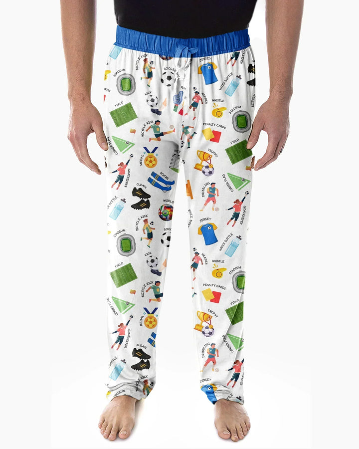 Soccer Fever All About The Game Bamboo Men's Pajama Set