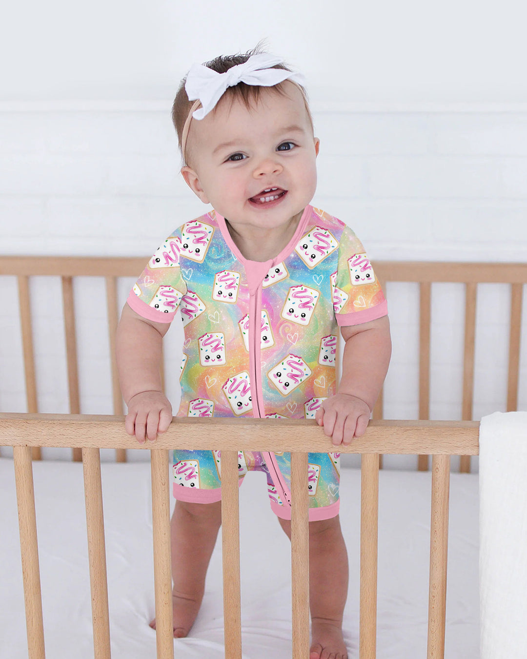 Kawaii Sprinkle Pastry  Bamboo Shorty Zippy