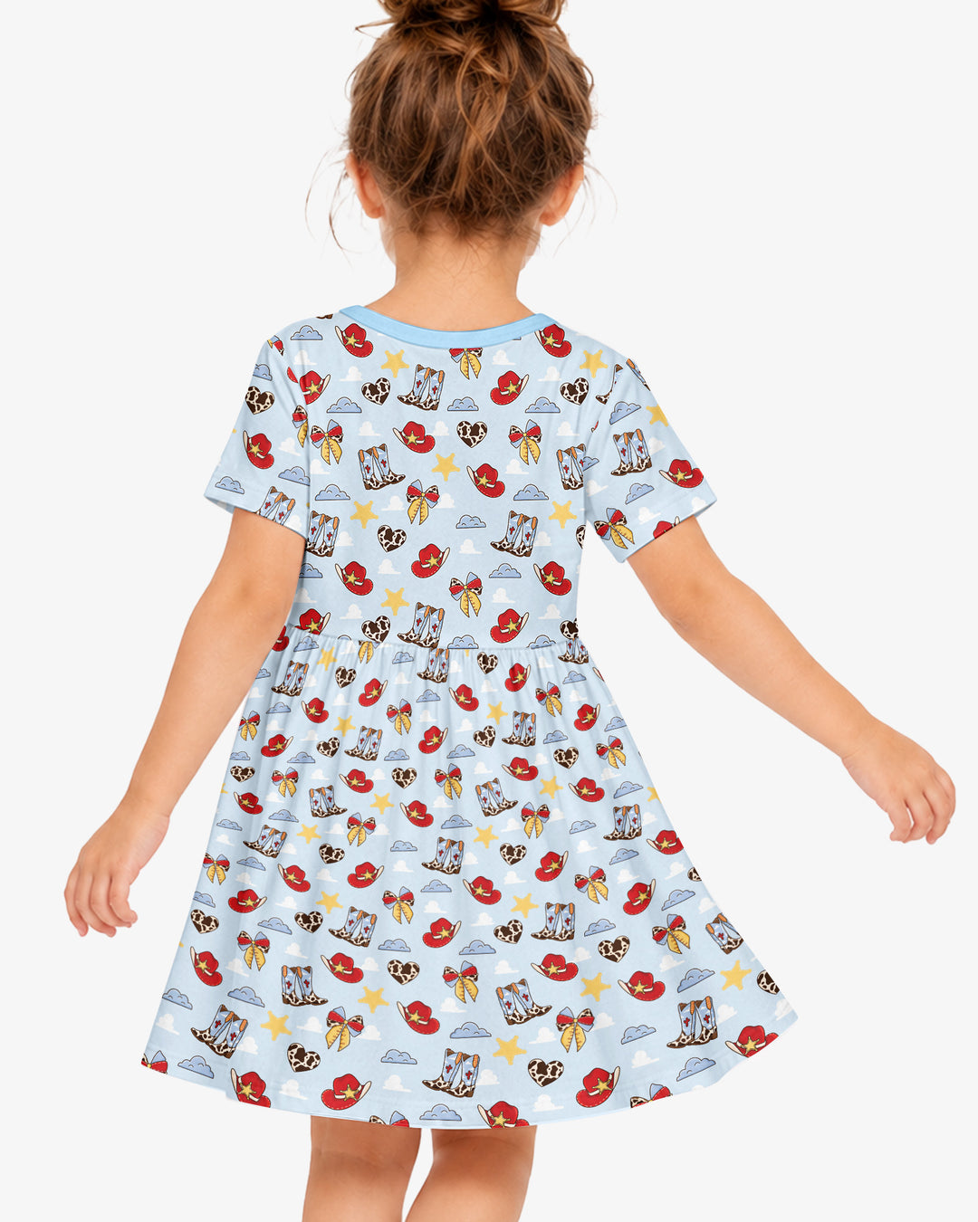 Cowboy Story Bamboo Twirl Dress