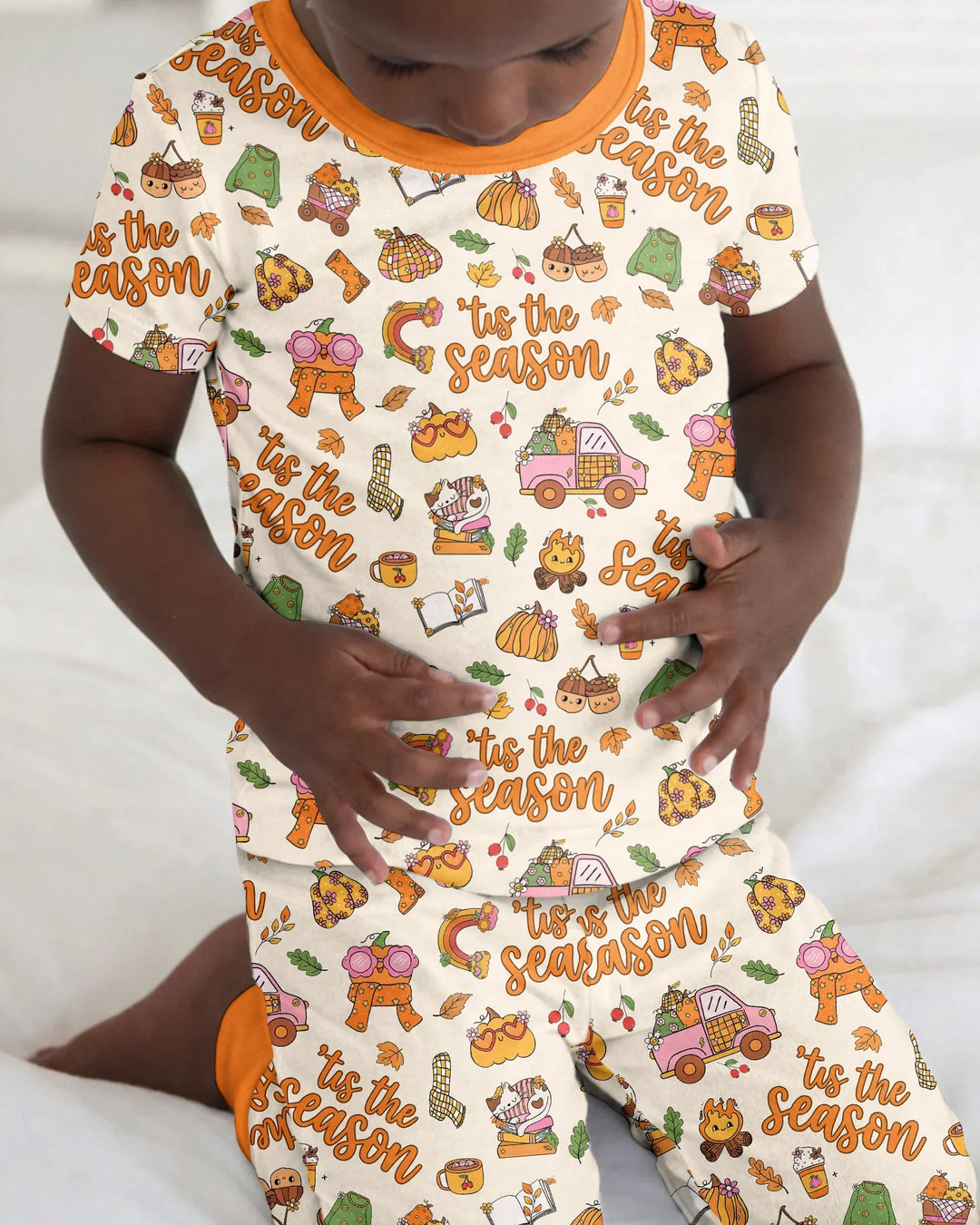 'Tis The Season Bamboo Two Piece Short Sleeve Pajama Set