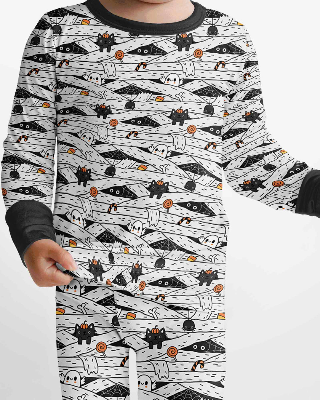 Template Bamboo Two Piece Long Sleeve Pyjamas Set