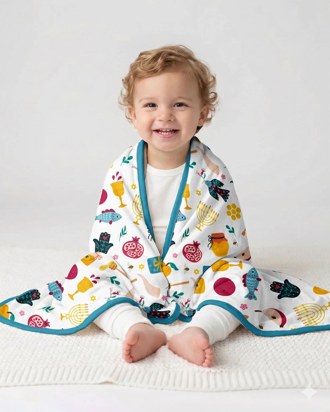Shanah Tovah Party Bamboo Blanket