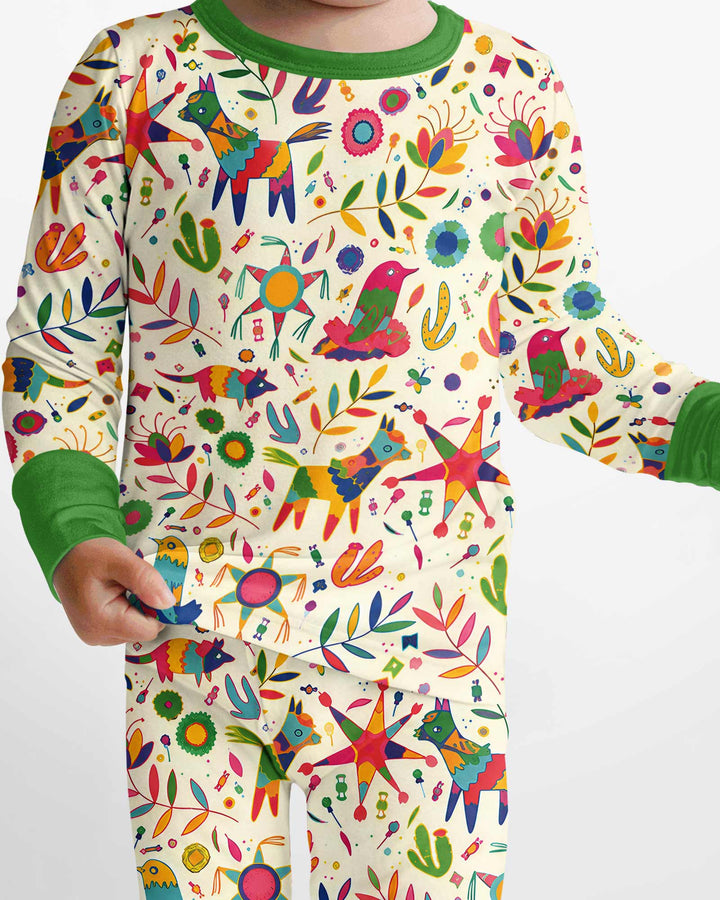 Template Bamboo Two Piece Long Sleeve Pyjamas Set