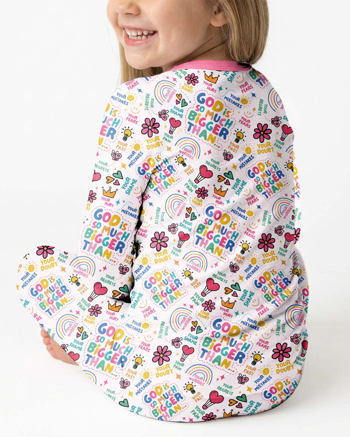 Template Bamboo Two Piece Long Sleeve Pyjamas Set