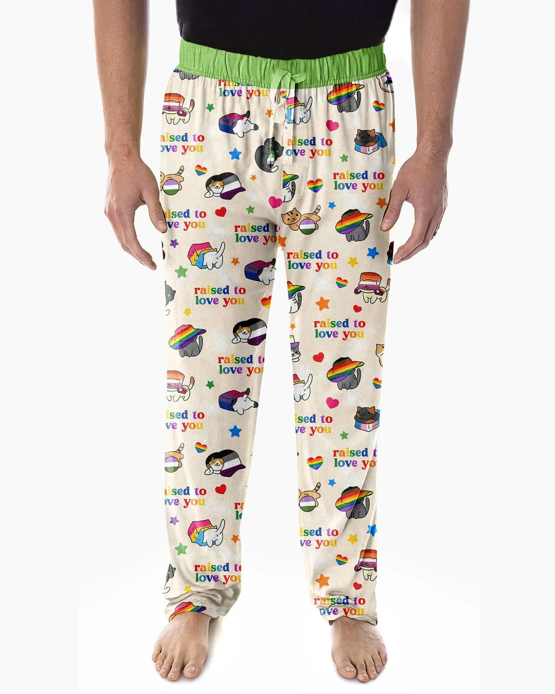 Rainbow Paws Family Matching Bamboo Men's Pajama Set